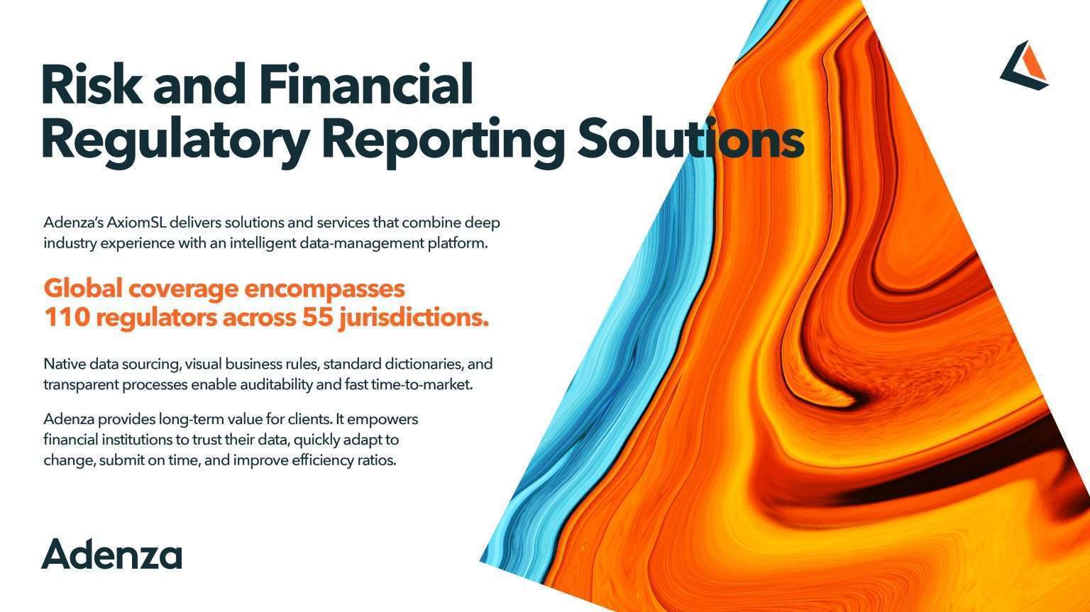 Adenza Risk and Financial Regulatory Reporting Solutions